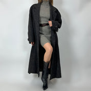 Vintage 80’s Italian Wrap Coat (L/XL/oversized fit)