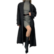 80’s Italian Wrap Coat (L/XL)