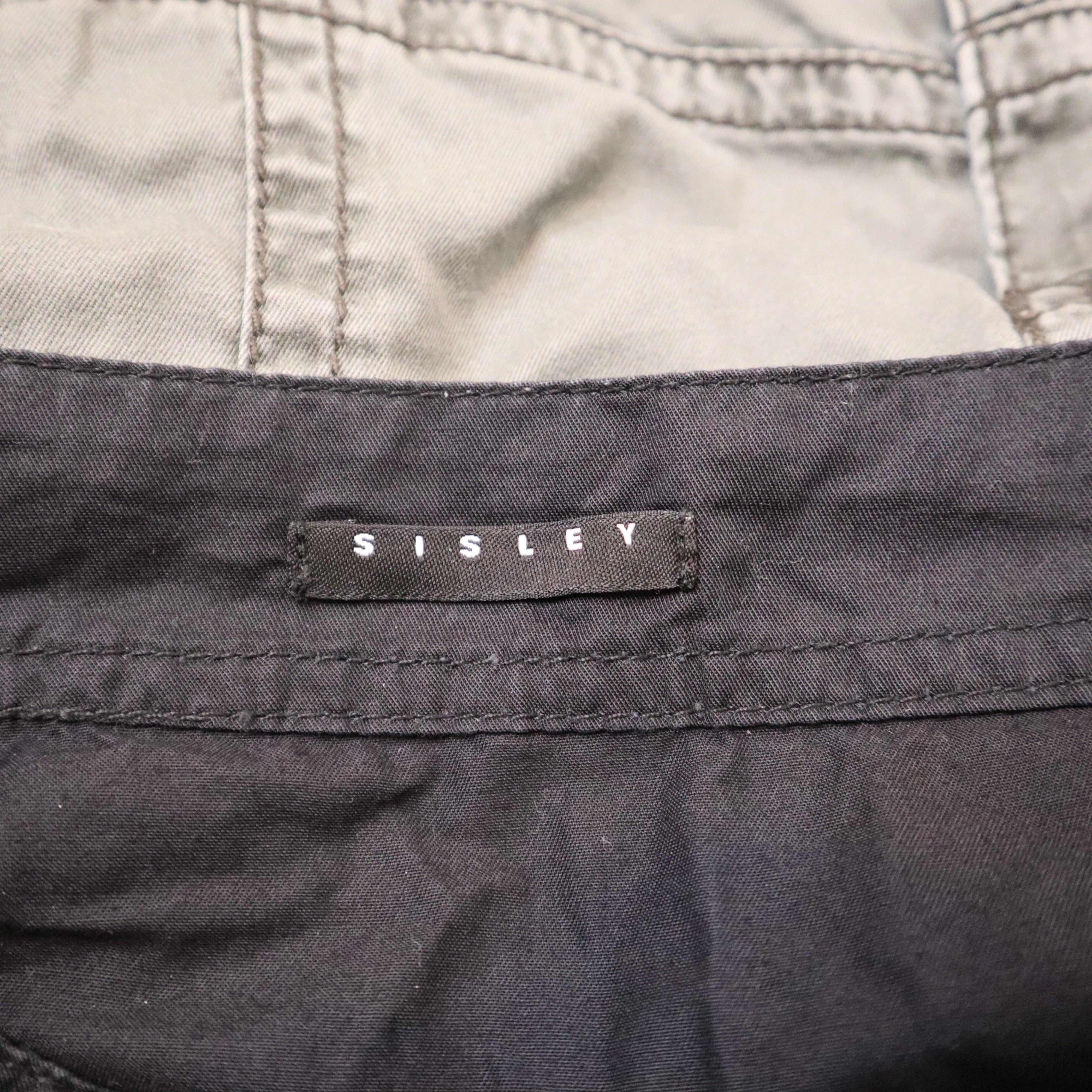 Y2K Black Cargo Mini Skirt (M)