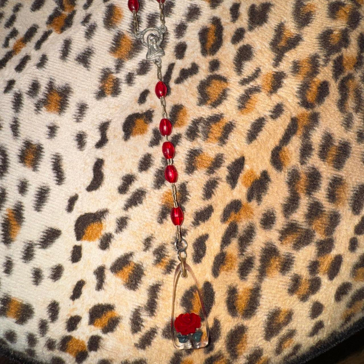 Reworked Vintage Rosary Necklace