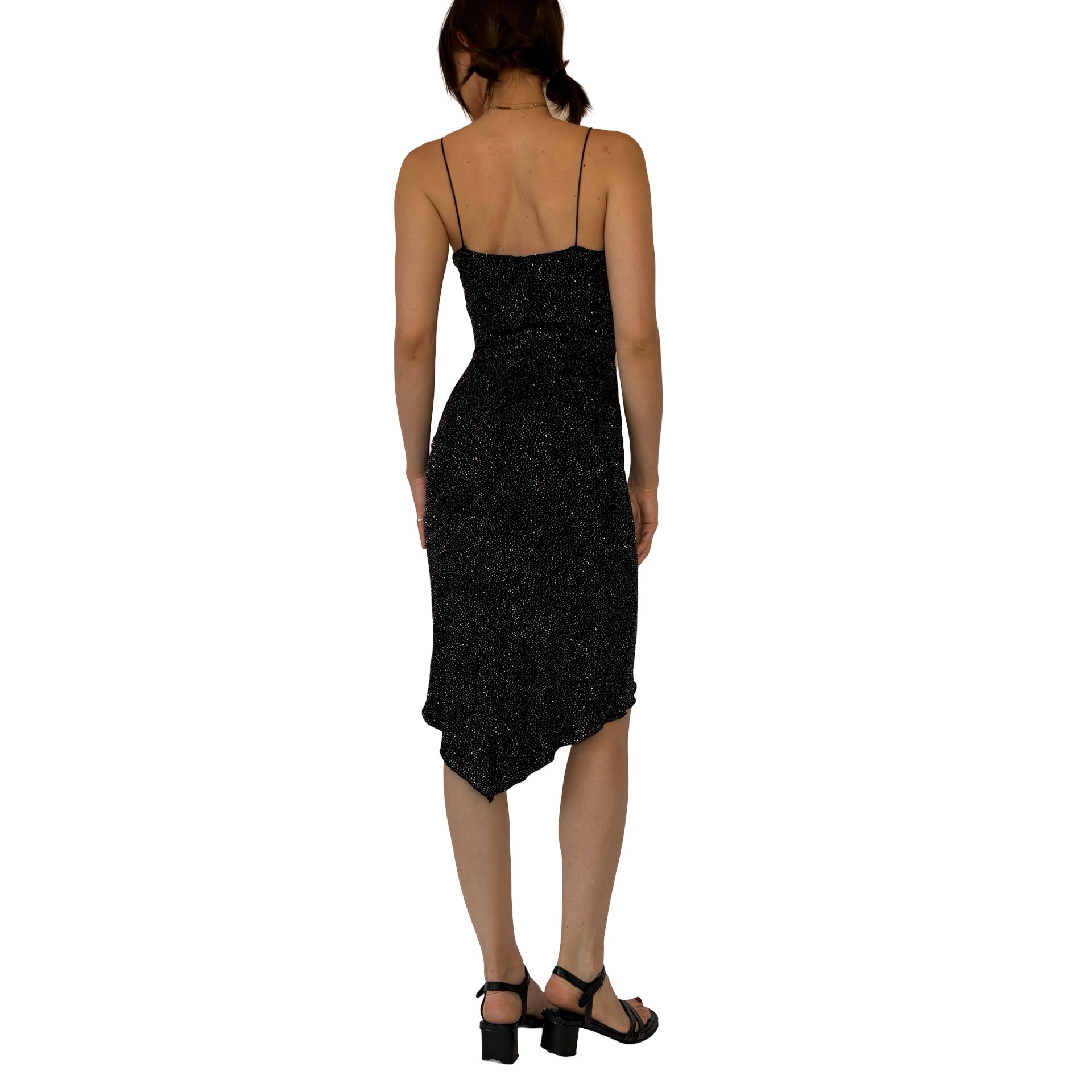 Y2K Glitter Midi Dress (XS/S)