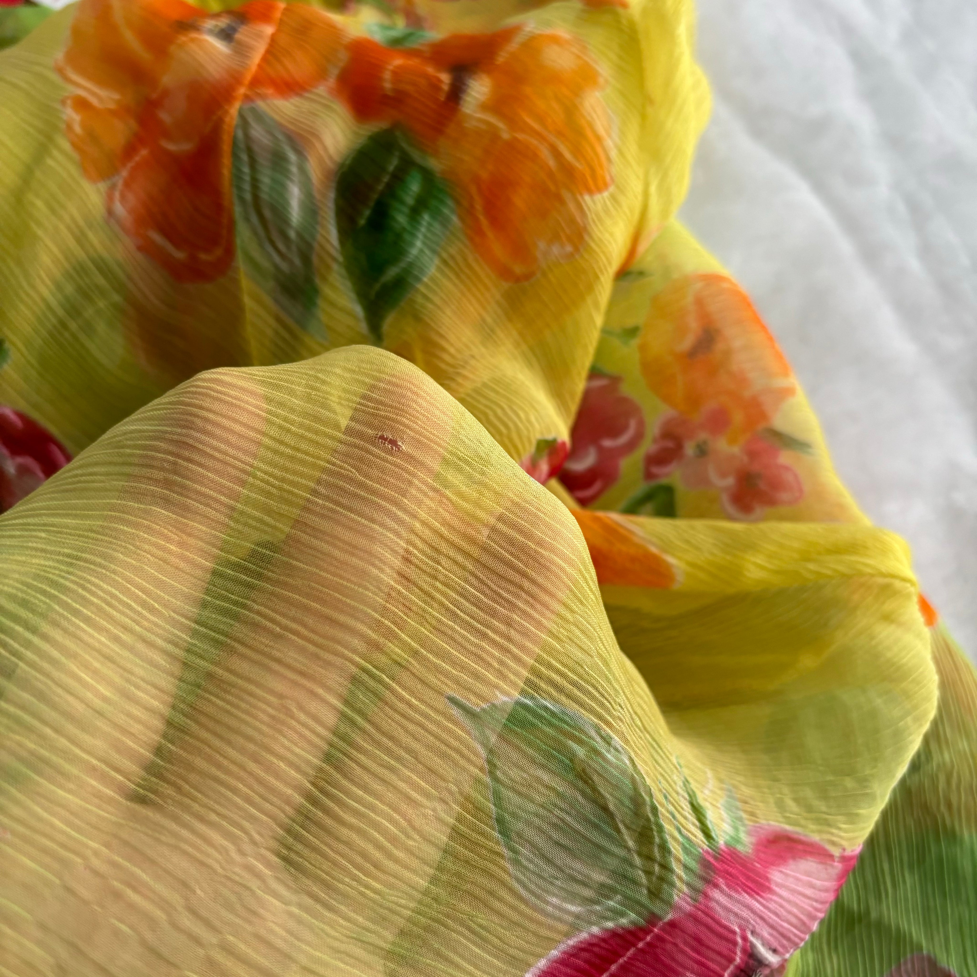 Deadstock Rene Derhy Floral Dress (M/L)