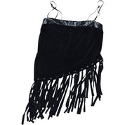 Y2K asymmetrical fringe tank (M)