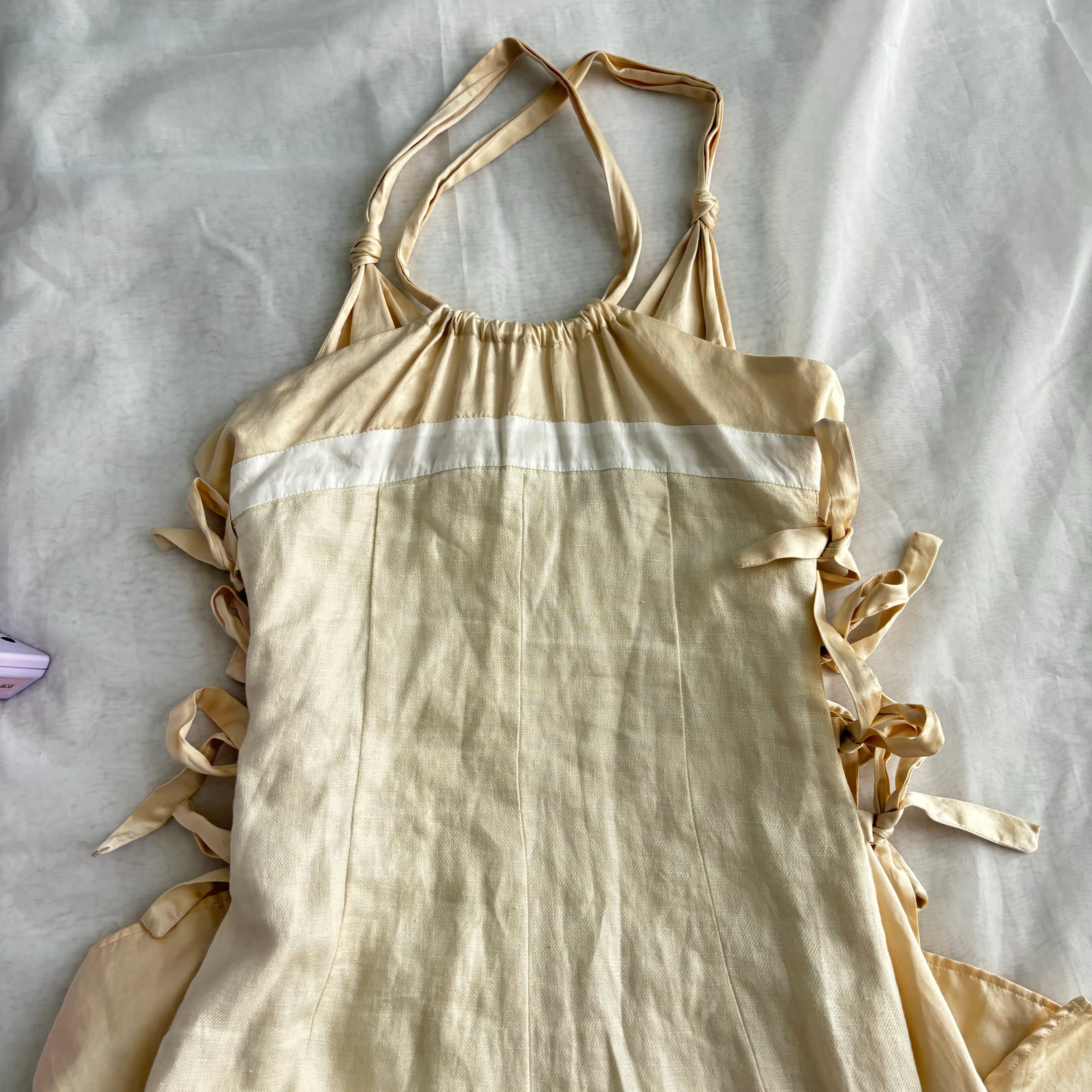 Italian Cotton/Silk Maxi Dress (M)
