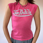 Von Dutch Y2K Baby Tee (S/M)