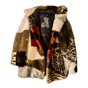 Archival 80s Moschino Faux Fur Coat