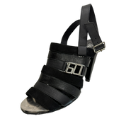 Vintage Miss Sixty Strappy Open Toe Black Gladiator Heels (UK 4 EU 37 US 6)