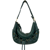 Micheal Kors Forest Green Leather Bag