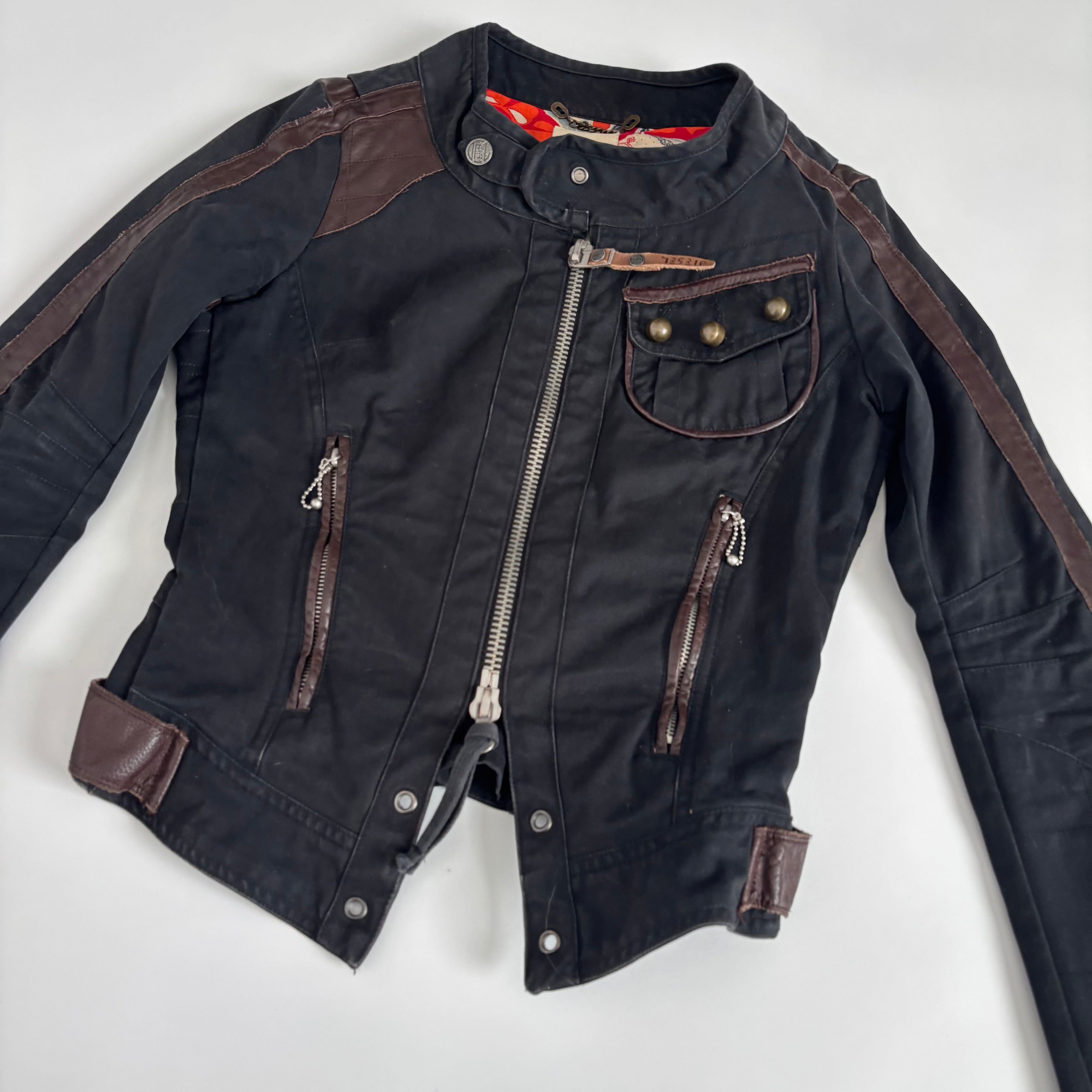 Diesel Black Biker “Night Rider” Jacket (XS/S)