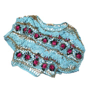 PARANOIA floral crochet poncho (M)