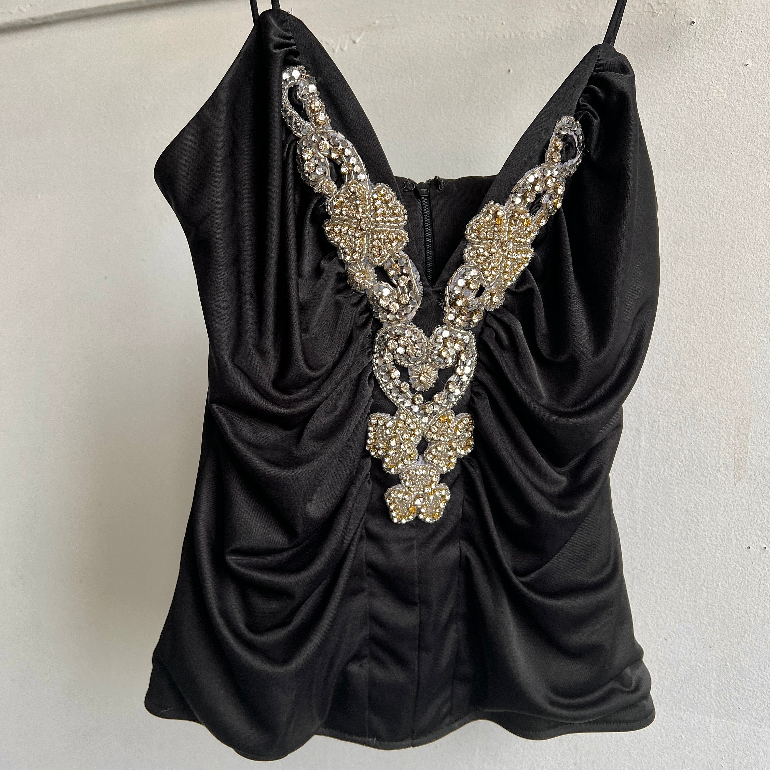 Vintage 90s gem studded cami - S/M