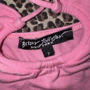 Betsey Johnson New York Vintage Pink Halter Neck Midi Dress (S)