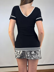 Guess Y2K Bling Logo Knit Baby Tee (S)