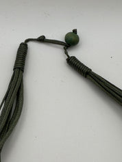 Olive Green Layered Pendant Necklace