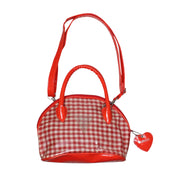 Y2K FIORUCCI Red Gingham Purse