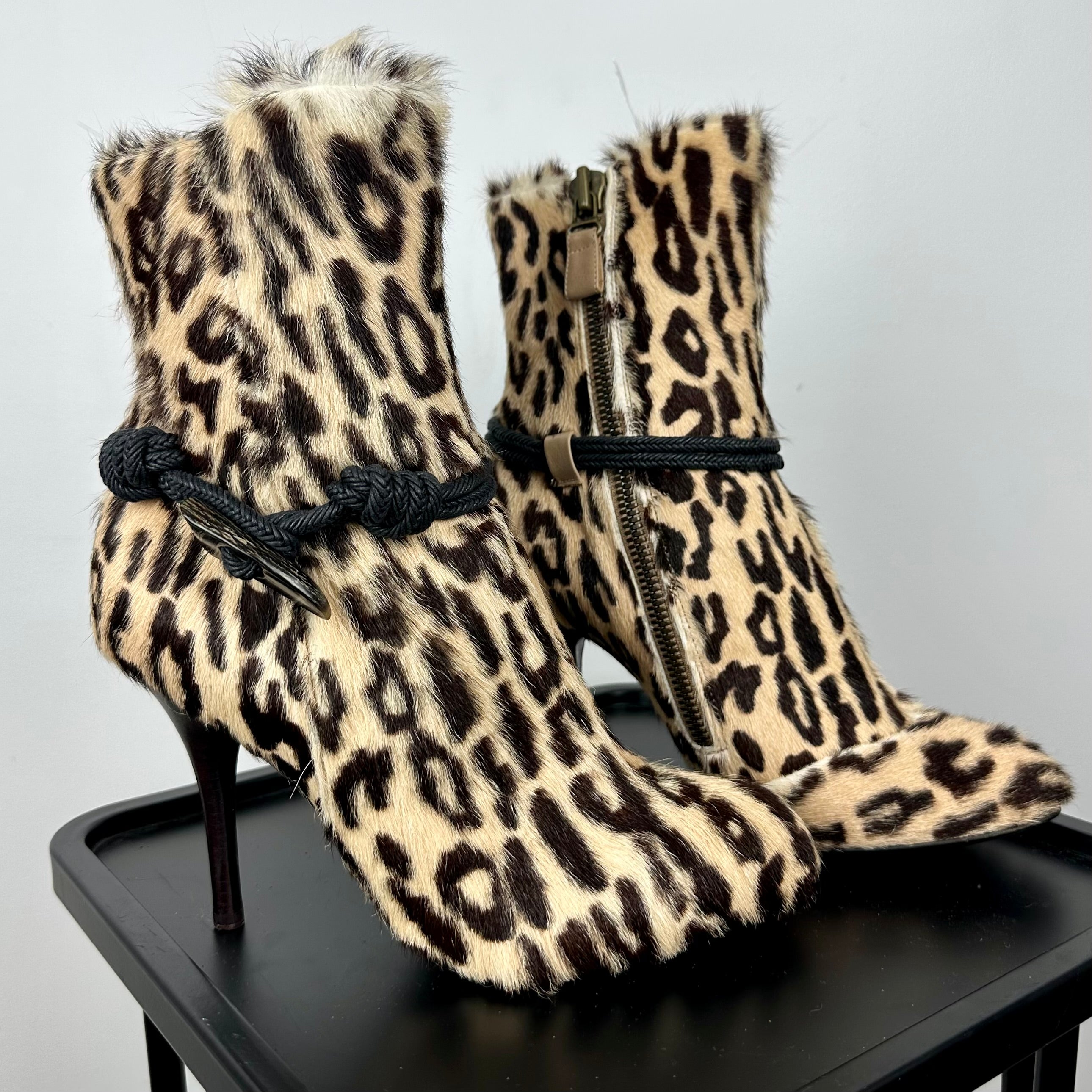 Italian Leopard Ponyhair Boots (7)