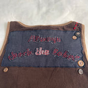 D&G “Always Check the Label” Button Floral Top (S)