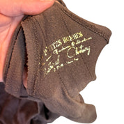 Les p’tites bombes brown and gold top (S/M)