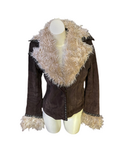 Chocolate Suede City Jacket (M)