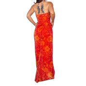 Y2K Gunne Sax Floral Maxi Dress (M)