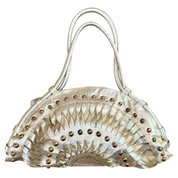 Cavalli Oversized Metallic Purse