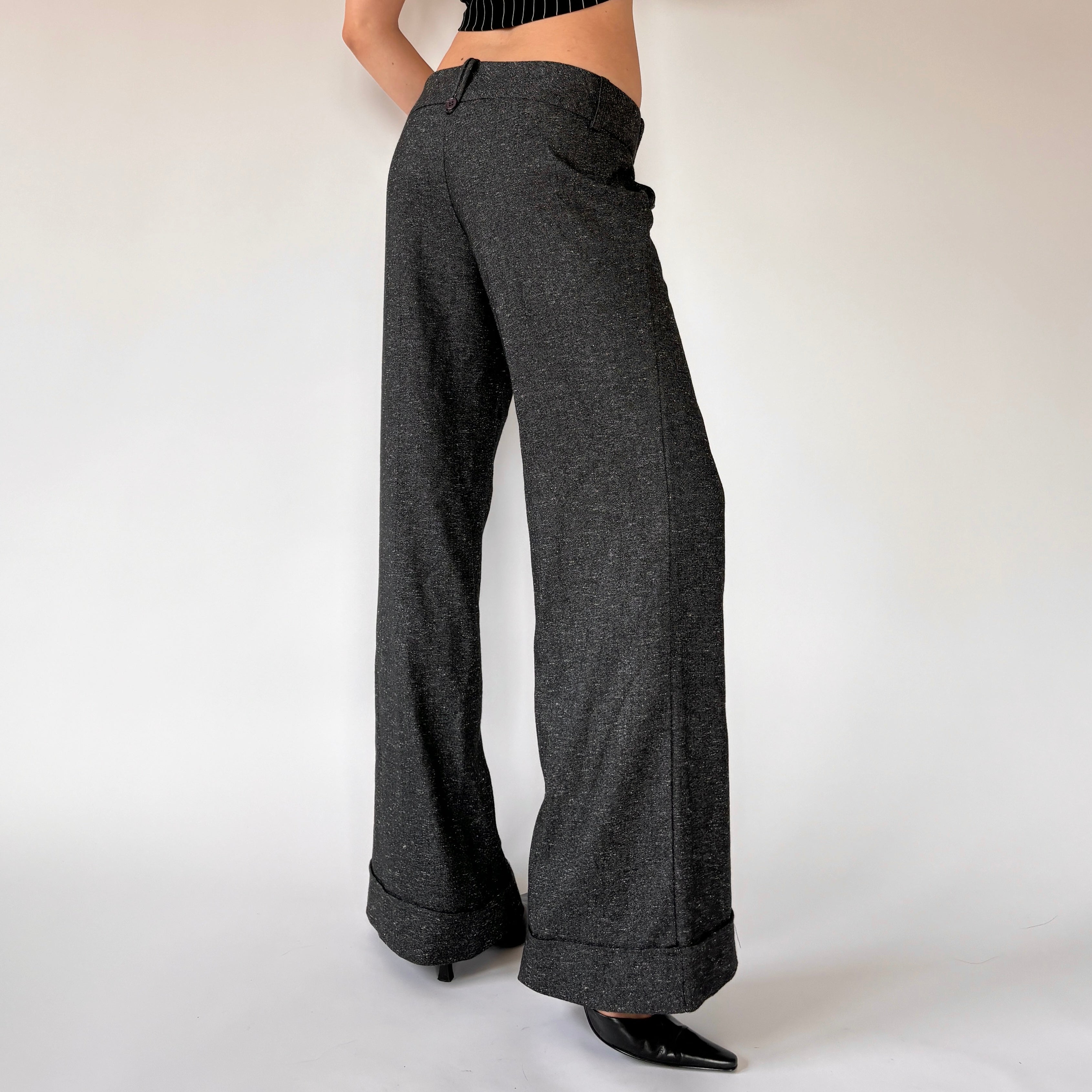 2000s Gray Office Flares (M/L)