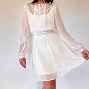 Gunne Sax Babydoll Mini Dress (S)