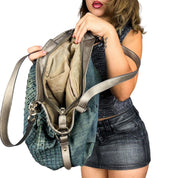 Y2K Denim Bling Bag