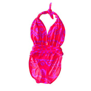 90s Neon One Piece Swimsuit (S)