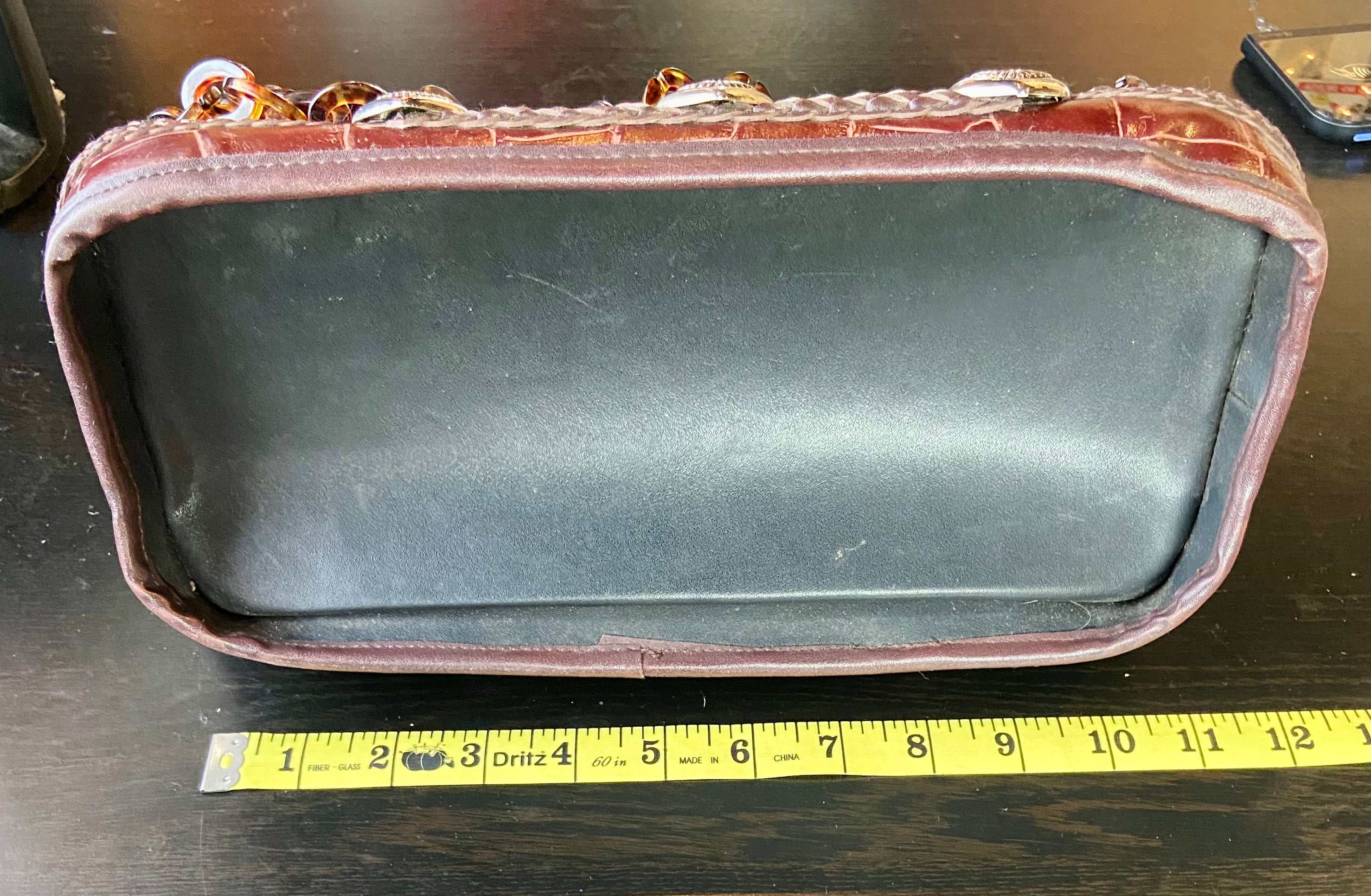 Alligator leather bag