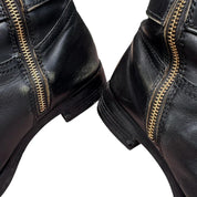 Coach Black & Brown Leather Boots (8)