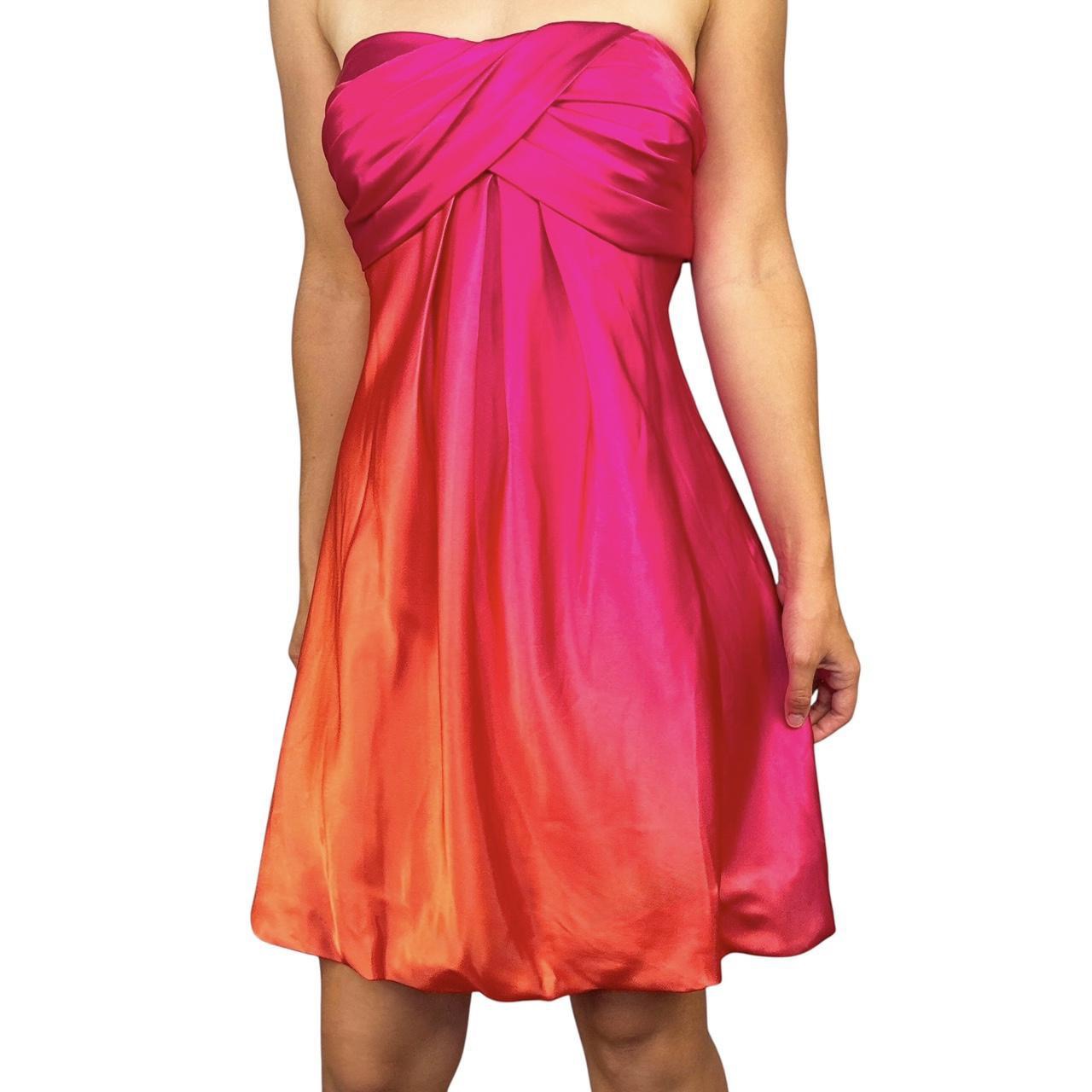 Y2K Satin Sunset Bubble Dress (L) – Holy Thrift