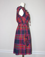 00s Vivienne Westwood Plaid Mini Dress (XXS/XS)