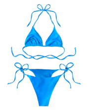 Blue Laced Bikini Bottom (XS-XL)