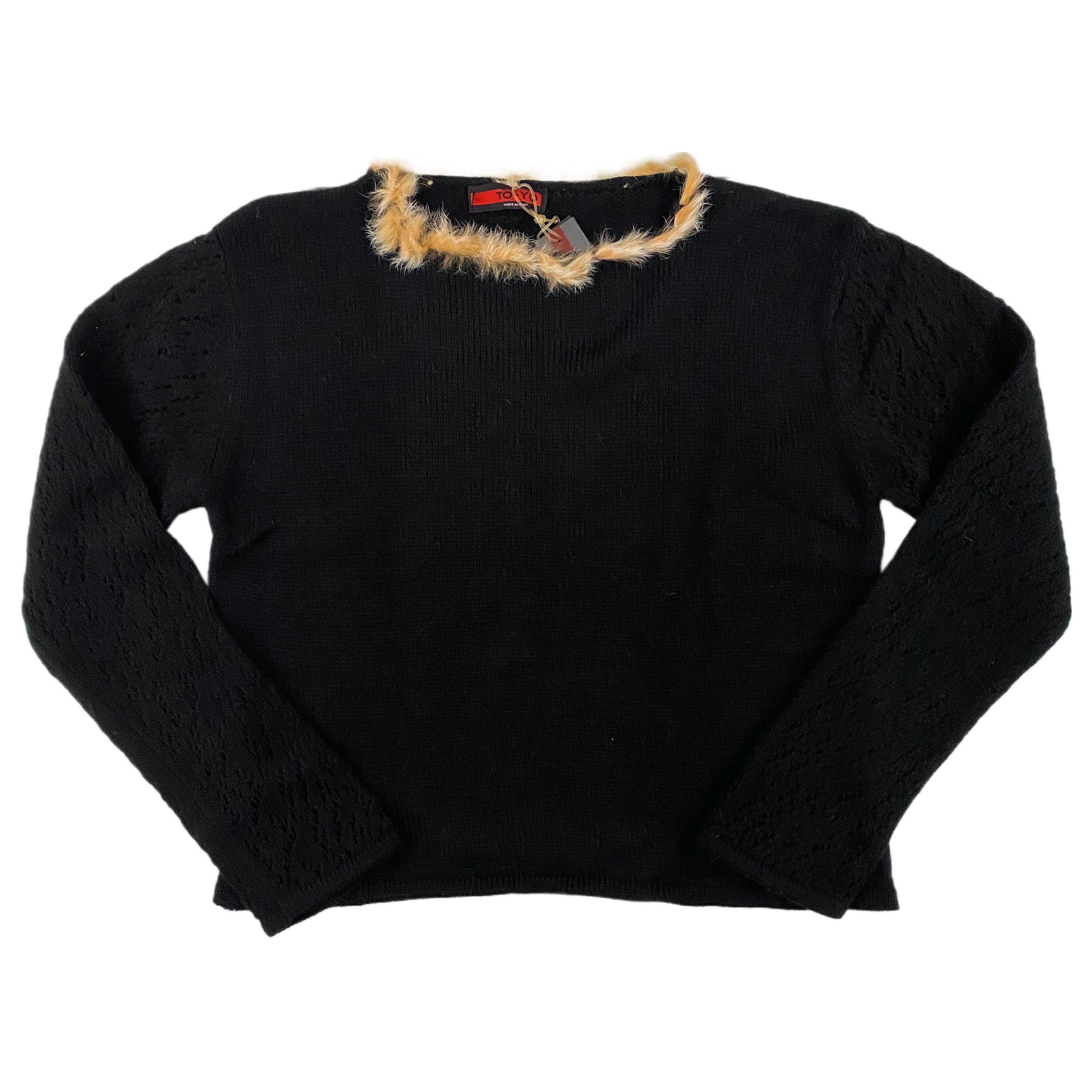 Italian Rabbit Fur Sweater (L)