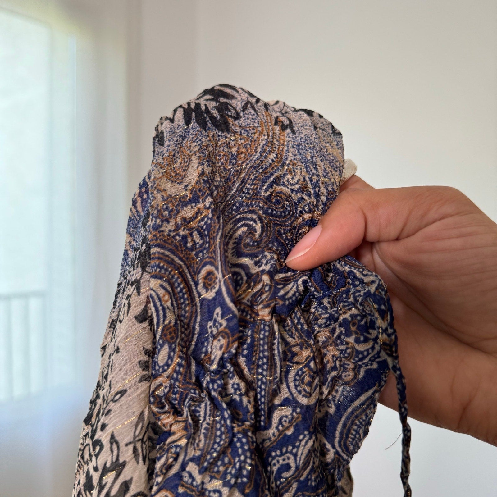 Vintage Paisley Mesh Cami Top (S)