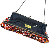 Y2K Button-Embellished Mini Bag