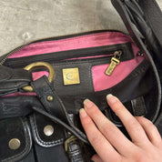 Vintage Just Cavalli Black Shoulder Bag