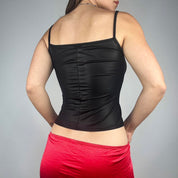 90s Leather-Look Tank Top (S)