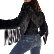 80s Wilson’s Leather Fringe Jacket (S)