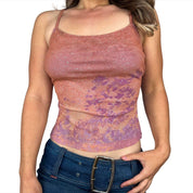 Cosabella Sunset Graphic Mesh Cami (S/M)