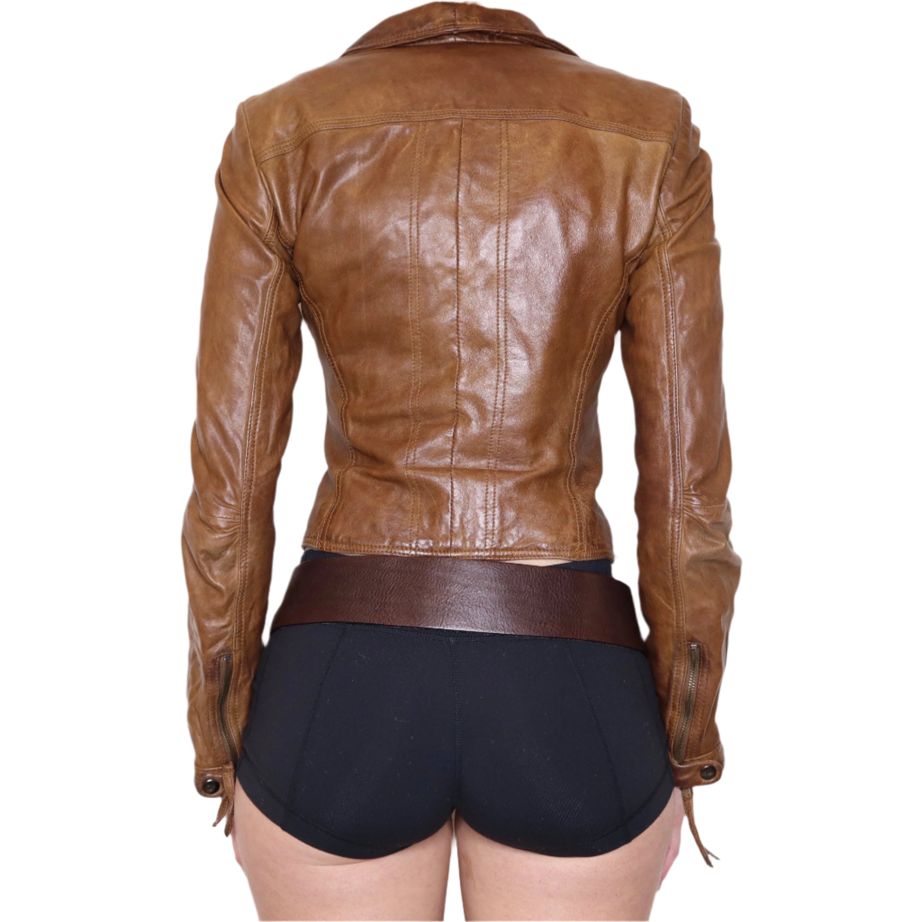 00s A2 leather jacket brown y2k 本革 羊革 adidas】秋コーデに最適 Originals ☆Faux Jacket ☆完売必至 (adidas