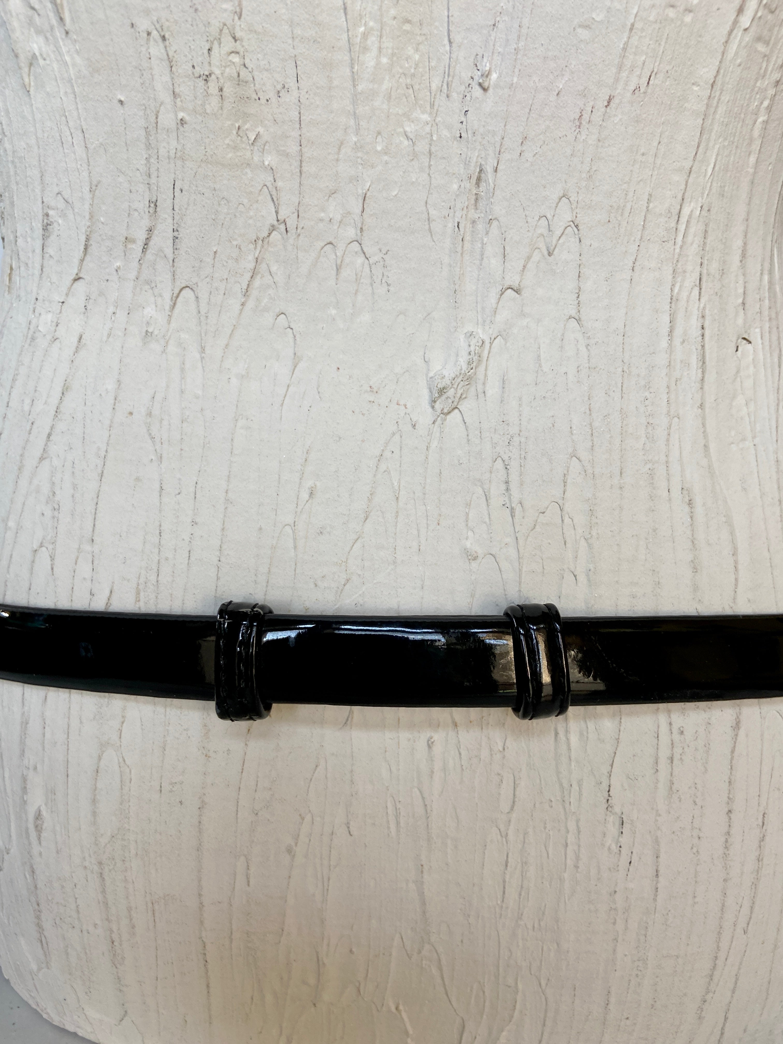 White House Black Market Adjustable black/silver belt