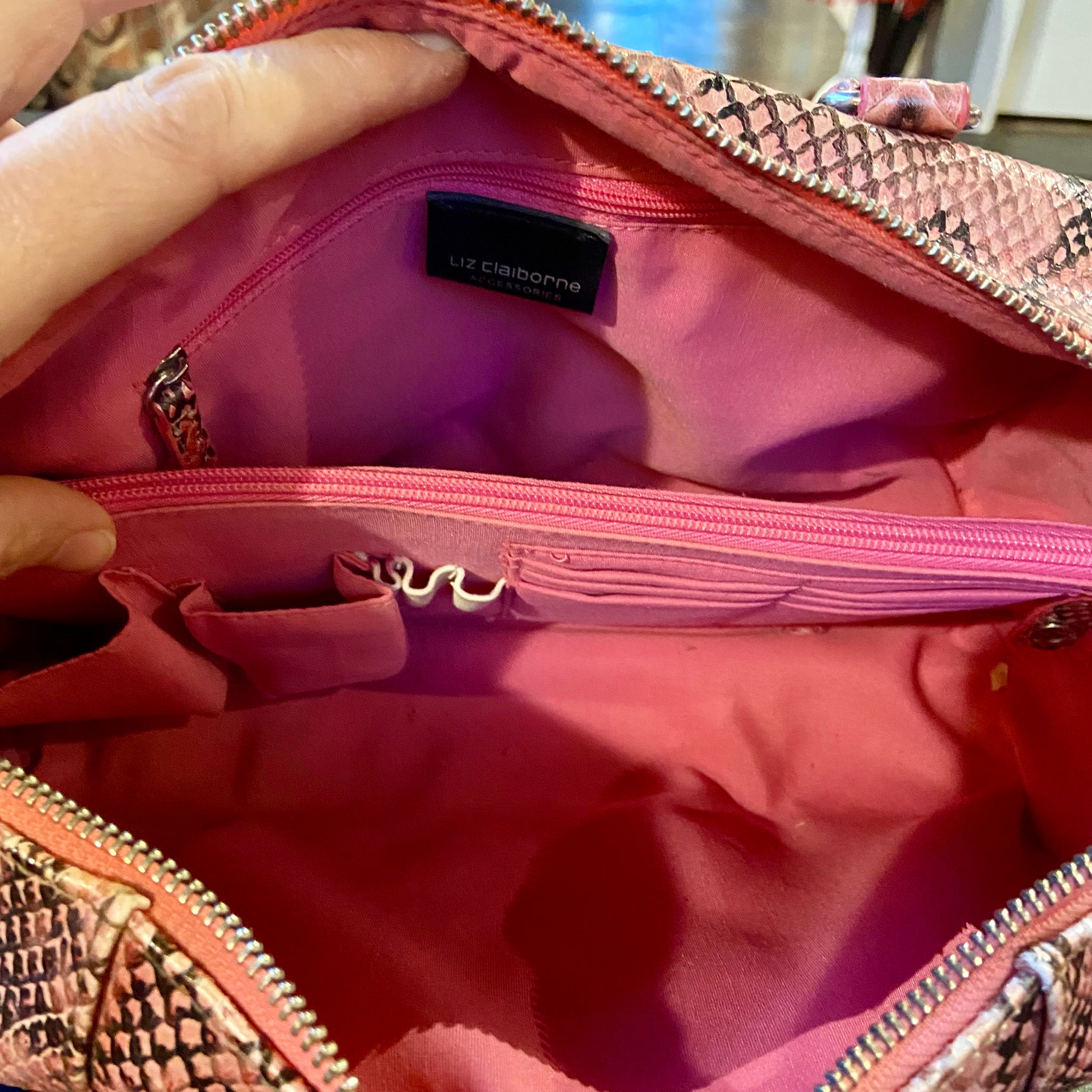 Rex London - Borsa gigante XXL, custodia con chiusura lampo – Spotlight – pois, pois rossi su rosa/rosso su rosa Rex London - Borsa gigante XXL, custodia con chiusura lampo – Spotlight – pois, pois rossi su rosa/rosso su rosa