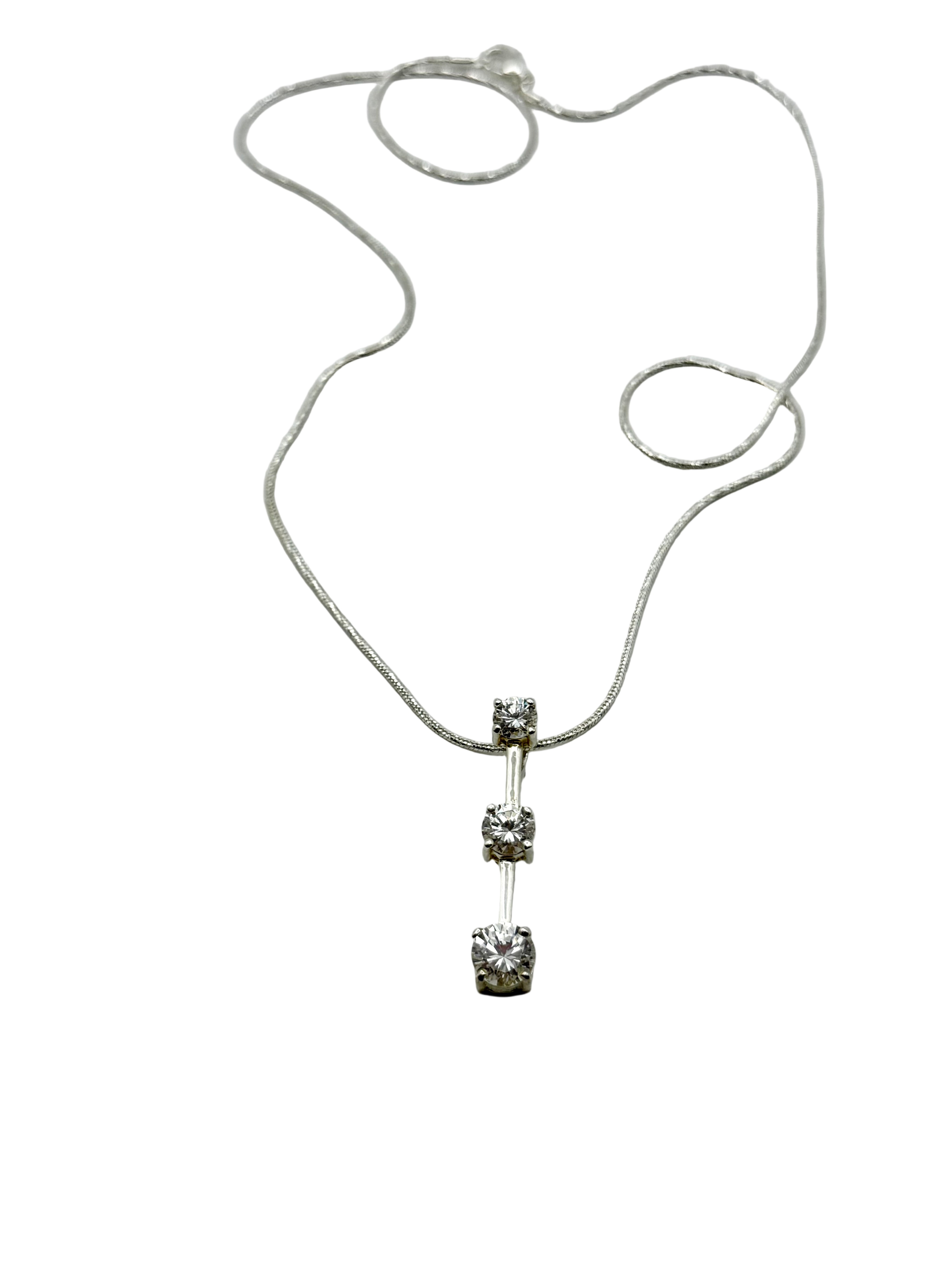 Three
Diamond Pendant necklace