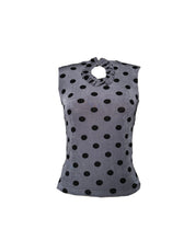 Polka Dot Cutout Tank (S)