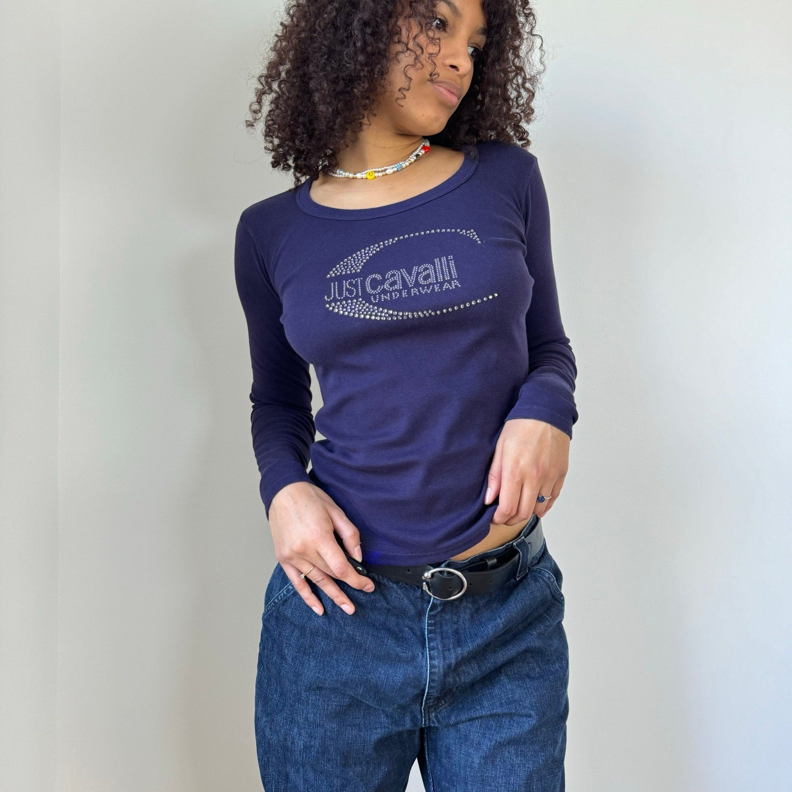 Vintage Just Cavalli Top (S/M)