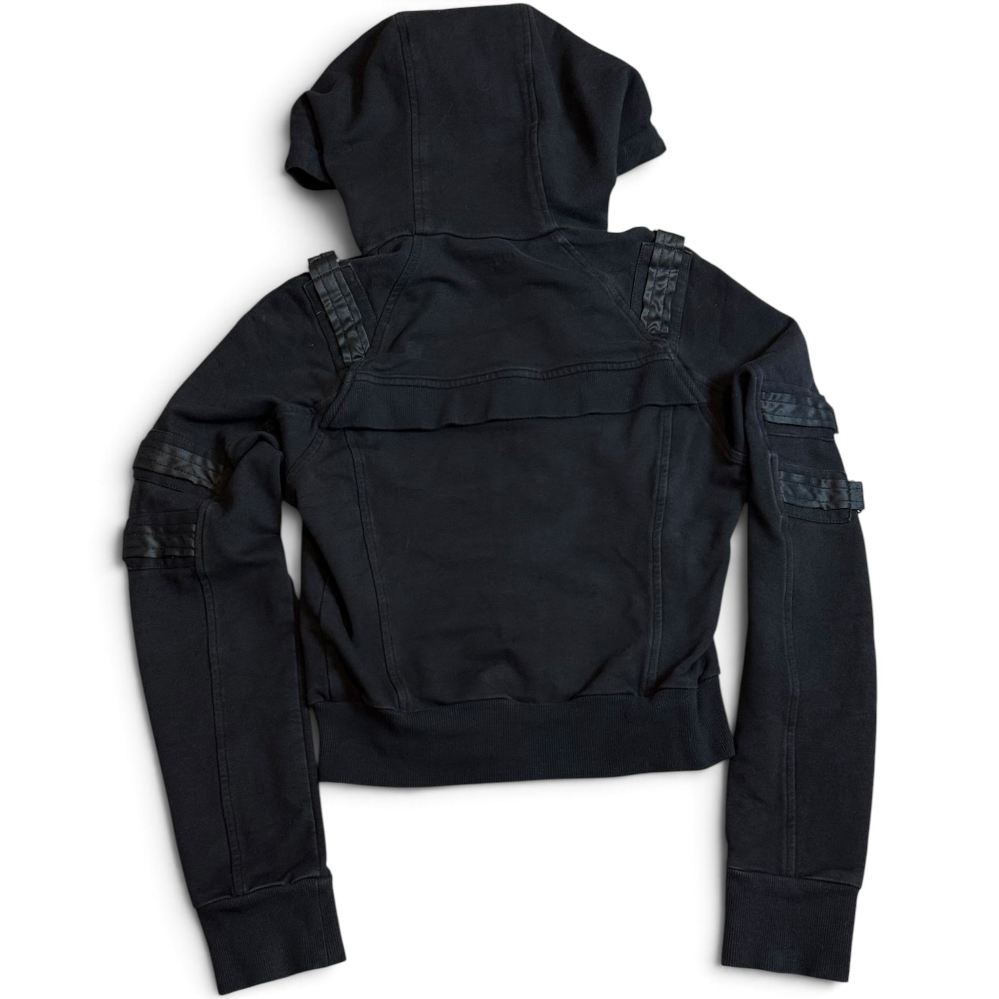 Y2K Bebe Sport Subversive Fitted Zip Up Hoodie (S)