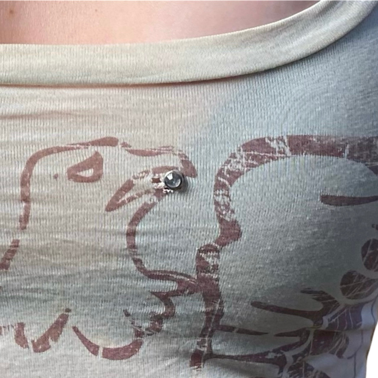 Eagle Cinch Tie Graphic Tee (S)