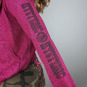 Hysteric Glamour Pink Glitter Hoodie (M/L)